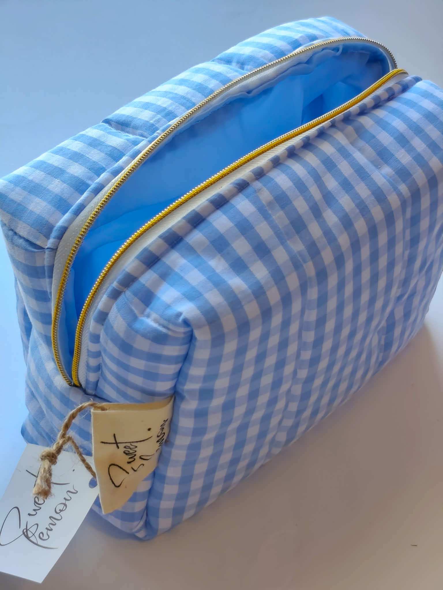 Beauty Bag - Blue Picnic